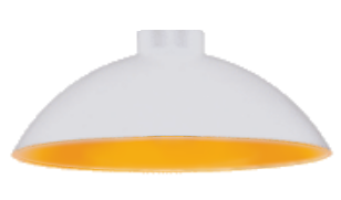 HOOD DOME SNOW/GOLD