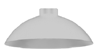 [210.01.016] HOOD DOME SNOW/ALU
